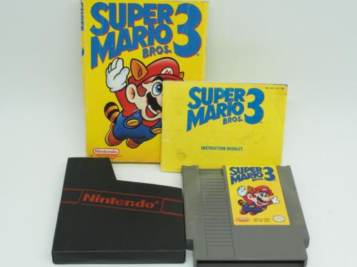 Official NINTENDO NES SUPER MARIO BROS 3 *Original Box and Manual* Untested