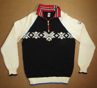 Dale of Norway Sochi Norwegian Wool 1/4 Zip Pullover Sweater Large 2014 Olympic