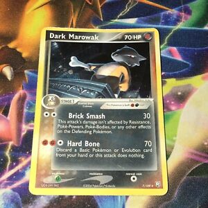 Dark Marowak ~ 7/109 ~ Holo ~ TEAM ROCKET RETURNS ~ HEAVY PLAY ~ Pokemon Card