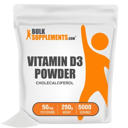 BulkSupplements Vitamin D3 Powder 250g - 50mg Per Serving