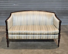 Hickory Chair James River Mahogany Sheraton Style Settee Sofa Loveseat