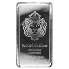 Lot of 5 - 10 Troy oz Scottsdale Stacker .999 Fine Silver Bar