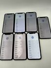 New ListingLot of 7 Apple iPhone XS - A1920 - Unlocked Mix Colors & GBs Cracked Backs-Work