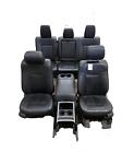 11-16 FORD F350 Front Center Rear Seat Assembly Heat/Cool Ebony Black Leather (For: F-350 Super Duty King Ranch)