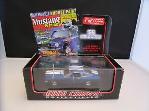 1965 FORD MUSTANG FASTBACK  ROAD CHAMPS  Diecast Blue