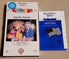 Kidsongs: Sing Out America! VHS, 1986 w/Sing Along Lyrics Song Card View-Master