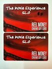 2 - Reel Money Cinema Gift Cards $10 each - Verified funds as of 8/8/23