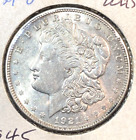1921-D Morgan Silver Dollar Nice Original Very Choice AU CHRC
