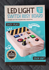Busy Board Toy for Ages 2-4 Toddler - Wooden Travel Toy with Lights and Sound
