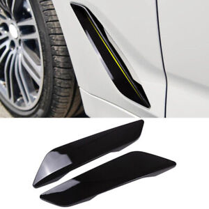 Side Wing Air Vent Hood Intake Fender Cover Trim for 2017-2021 BMW 5 Series G30 (For: 2017 BMW)