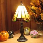 Grape Boudoir Tiffany Style Stained Glass Table Lamp w/ Satin Bronze Finish Base
