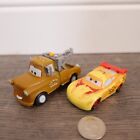 Disney Cars Pixar Color Changers Tow  Mater Truck Brown to Teal + McQueen Lot