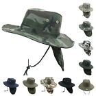 Bucket Cap Fishing Hiking Army Military Neck Cover Sun Flap Hunting Safari Hat