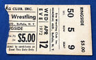 BEYOND RARE 1972 NWF Wrestling Ticket Buffalo AUD LOVE BROTHERS MIGHTY IGOR #1