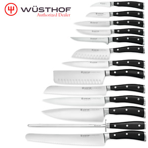 Wusthof Classic Ikon Series Carbon Stainless Steel Knives, Authorized Dealer