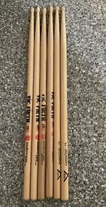 Drum Sticks 3 pair USED Mixed Lot Vic Firth Modern Jazz Collection / Vater 7A