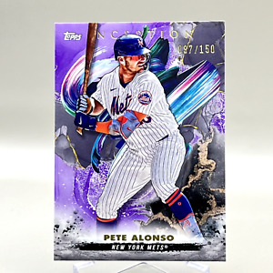 2023 Topps Inception PETE ALONSO Purple Parallel #'d /150 | New York Mets