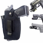Tactical Ambidextrous Belt IWB/OWB Gun Holster Pouch Fit Gun with Laser or Light