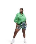 Diane Von Furstenberg For Target Women’s disco Zebra Biker shorts size 2X
