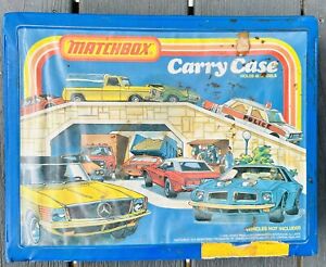 #9 Vintage Lot of 48 Diecast Hot Wheels Matchbox Superfast Lesney With Case