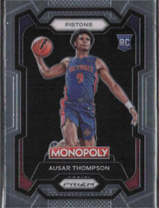 2023-24 Monopoly Prizm #27 Ausar Thompson RC Pistons