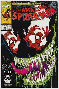 Amazing Spider-Man #346 VF Iconic Erik Larsen Venom Cover Marvel Comics 1991