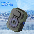 Portable Waist Clip on Fan Hanging Cooling Fan USB Rechargeable Power Bank Fan