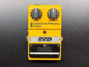 DOD FX50 Overdrive Preamp Boost Pedal FOR REPAIR OR PARTS