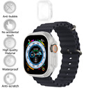 Apple Watch Series 8/7/6/5/4/SE TPU Screen Protector Case 45/44/41/49mm Cover