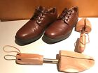 Men's Bostonian Strada dress shoe brown leather US size 11 wide