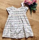 BNWT Baby girl 6-9 months dress NEXT clothes White Summer Lined Floral