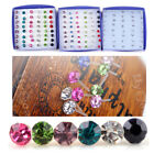 20Pairs Whole sale Bulks Lots Crystal Earring Stud 1Box Allergy Free Neddle Gift