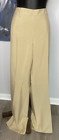 NWT Akris Bergdorf Goodman Gold 100% Silk Trousers Size 12