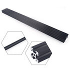10pc/Set 2020 Black T-Slot Aluminum Extrusion For CNC 3D Printer - 20x20mm X 1M