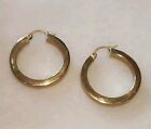 14k A.G. Gold hoop earrings