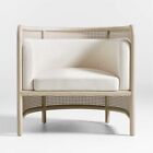 Crate & Barrel Cane Natural Accent Chair Sofa Orig $999 - Beachhouse Lounge