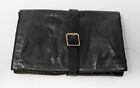 Vintage Longchamp Leather Bag Pouch black supple Pipes & Tobacco Holds 4 Pipes