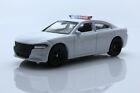2016 Dodge Charger R/T Blank Unmarked Police Car, White, 1:64 Diecast Model