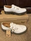 Dr. Martens SIZE 9 8065 MARY JANE SMOOTH White Leather Round Toe Oxfords Women's