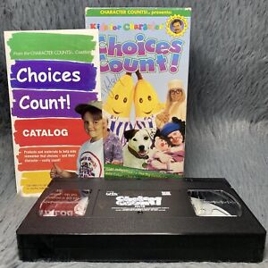 Kids for Character: Choices Count! VHS 1997 Children’s Education Classic Cartoon