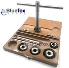 5 Piece Valve Seat Face Cutter Set Of 5 Pcs Carbon Steel With Wooden Box