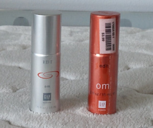 New ListingRARE 2-Pack GAP Om Scents-0.5 fl oz EDT Spray-Discontinued-BRAND NEW & SEALED!