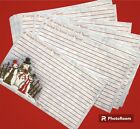 3x5” Recipe Cards- 50 Snowmen, Made In The USA
