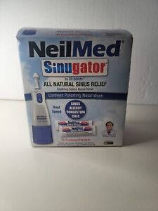 NeilMed Sinugator Cordless with 30 sinus rinse packets, New in Box, Exp 08/2025