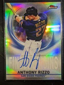 Anthony Rizzo Auto 2019 Topps Finest Origins Refractor SP Autograph Yankees Cubs
