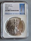 2020 American Silver Eagle, NGC MS69, First Day of Issue