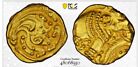 India Gold Gangas of Talakad Elephant Pagoda Coin PCGS AU58