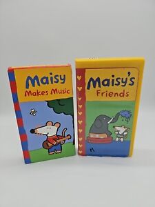 Maisy Makes Music + Maisy's Friends 2 VHS Lot - Nick Jr  Animated