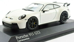 Minichamps x PH Porsche 911 992 Carrera White GT3 1:43 Diecast Car 413069218