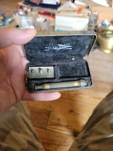vintage antique  Gillette razor in case